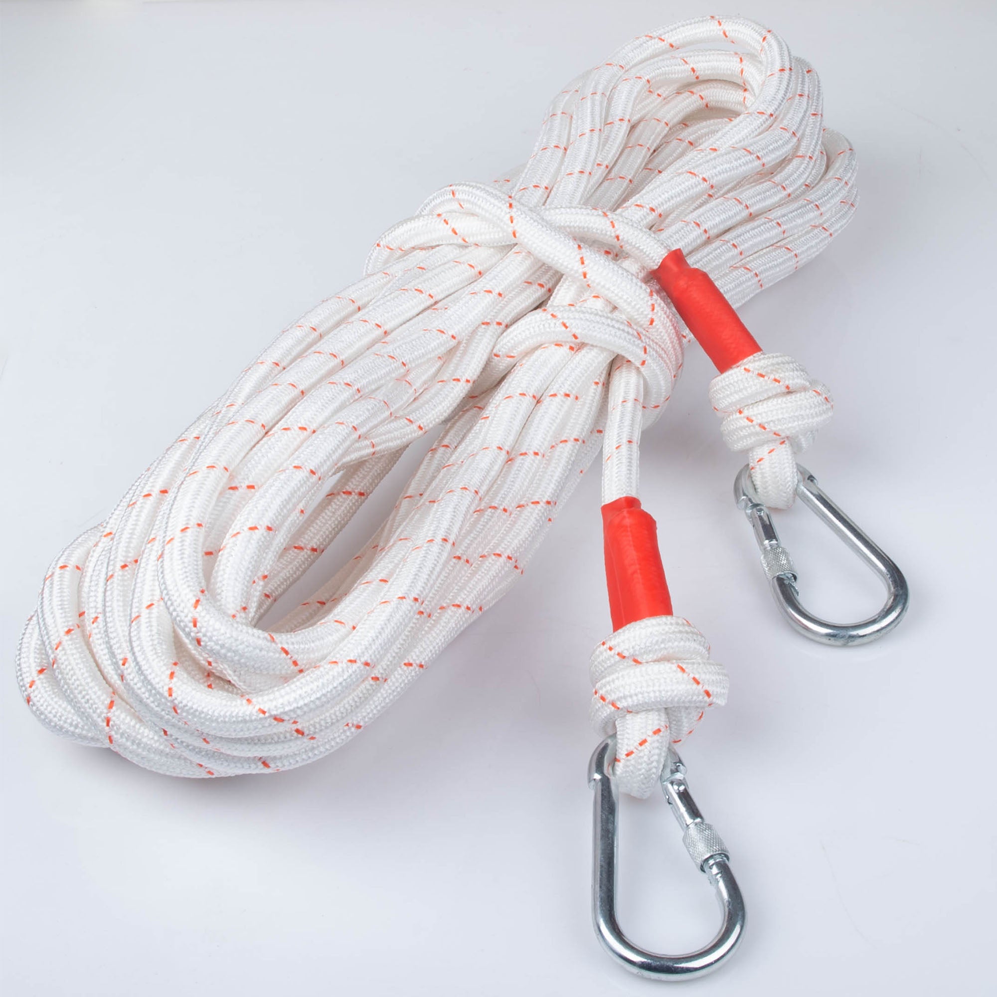 16mm 20m Safety Climbing Rope Nylon Rock Static Outdoor Boat Anchor Ma ...