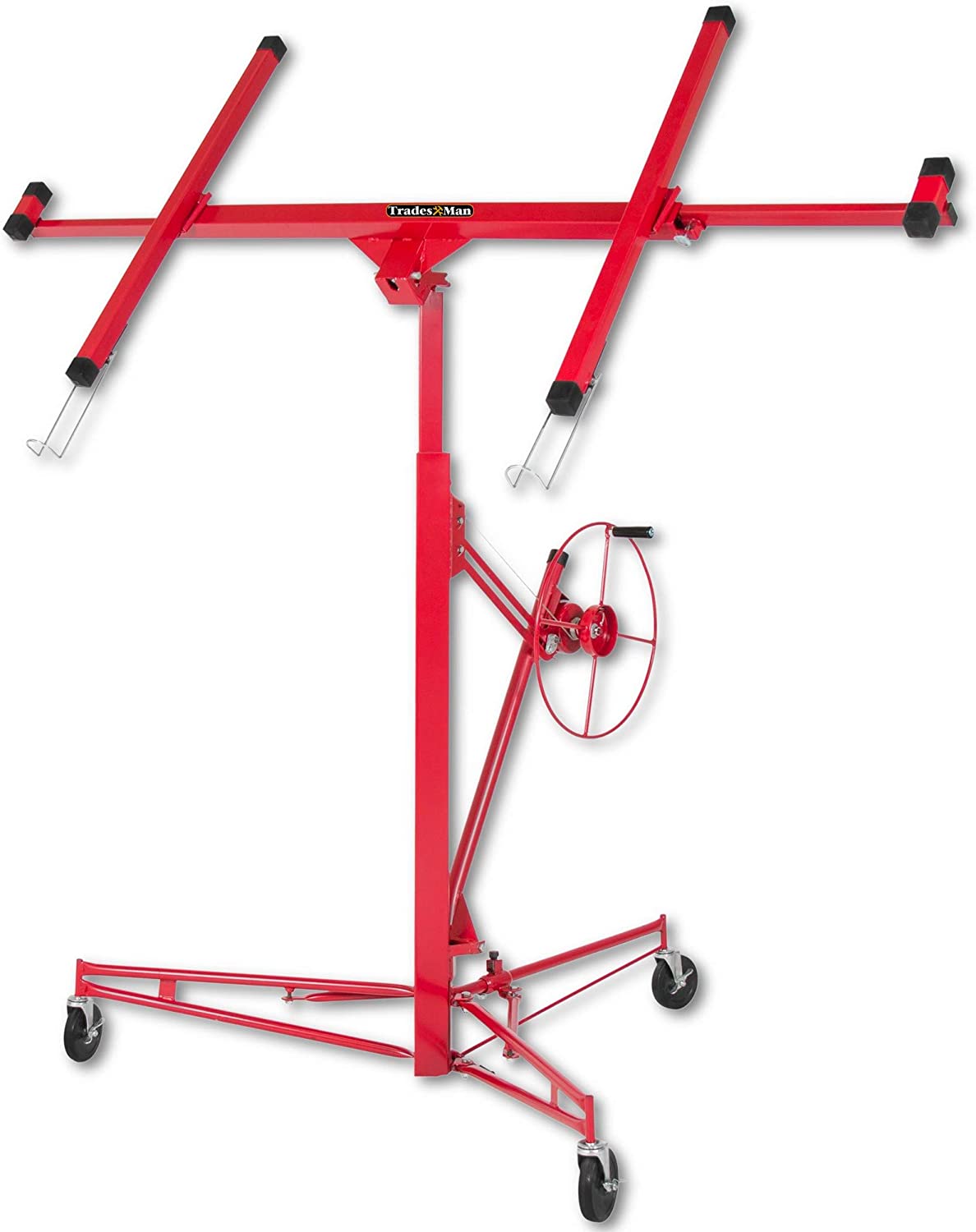 16FT Drywall Gyprock Panel Lifter Plaster Board Sheet Hoist Lift Plast ...